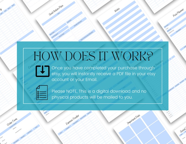 Small Business Planner, Entrepreneurial Organizer, Business Planning