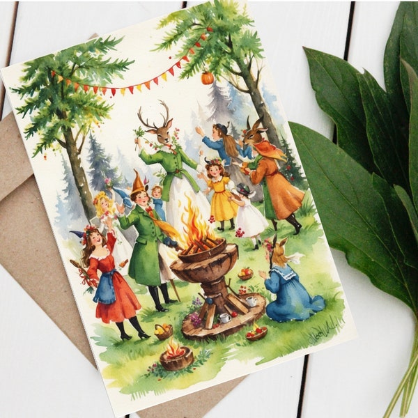 Celebration Beltane Greetings Card