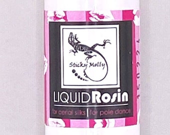 STICKY MOLLY - Liquid Rosin 30ml - The Ultimate Body Grip - Pole Fitness - Pole Dancing - Aerial Silks - Improve Your Grip