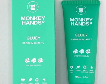 MONKEY HANDS | Hand Grip | Gluey Grip 100ml | Pole Fitness Grip | Pole Dancing Grip | Improve Your Grip - VEGAN | Gymnastics | Calisthenics
