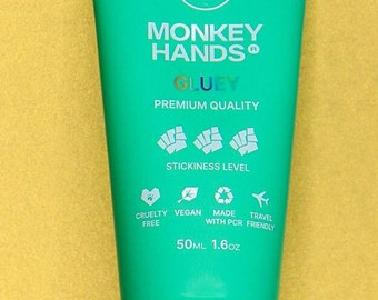 MONKEY HANDS | Hand Grip | Gluey Grip 50ml | Pole Fitness Grip | Pole Dancing Grip | Dry Hands | VEGAN | Climbing Grip | Gymnastics Grip |