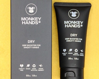 MONKEY HANDS | Hand Grip | DRY Grip Booster 50ml | Pole Fitness Grip | Pole Dancing Grip | Improve Your Grip | Vegan | Dry Hands | Gymnastic