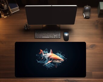 Shark Large Mouse Pad Gamer Desk Mat Shark Desk Pad Shark Deskmat Shark Mousepad Deskpad XL Mouse Pad Shark XXL Mouse Pad Shark Ocean