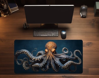 Octopus Mouse Pad Gamer Desk Mat Octopus Desk Pad Octopus Deskmat Octopus Mousepad Deskpad XL Mouse Pad Octopus XXL Mouse Pad Octopus Large