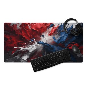 American Flag Mouse Pad Gamer Desk Mat American Flag Desk Pad American Flag Deskmat American Flag Mousepad Deskpad XL Mouse Pad Large