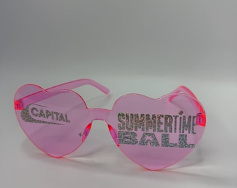 Capital Summertime Ball Inspired Sunglasses – Festival Sunglasses | Custom Concert Accessory