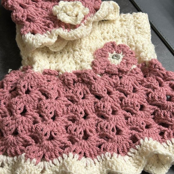 Baby Girl Woolen Dress Etsy