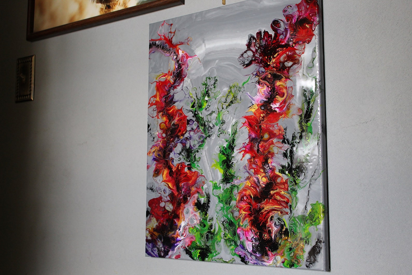 Acrylic Pour Painting Etsy