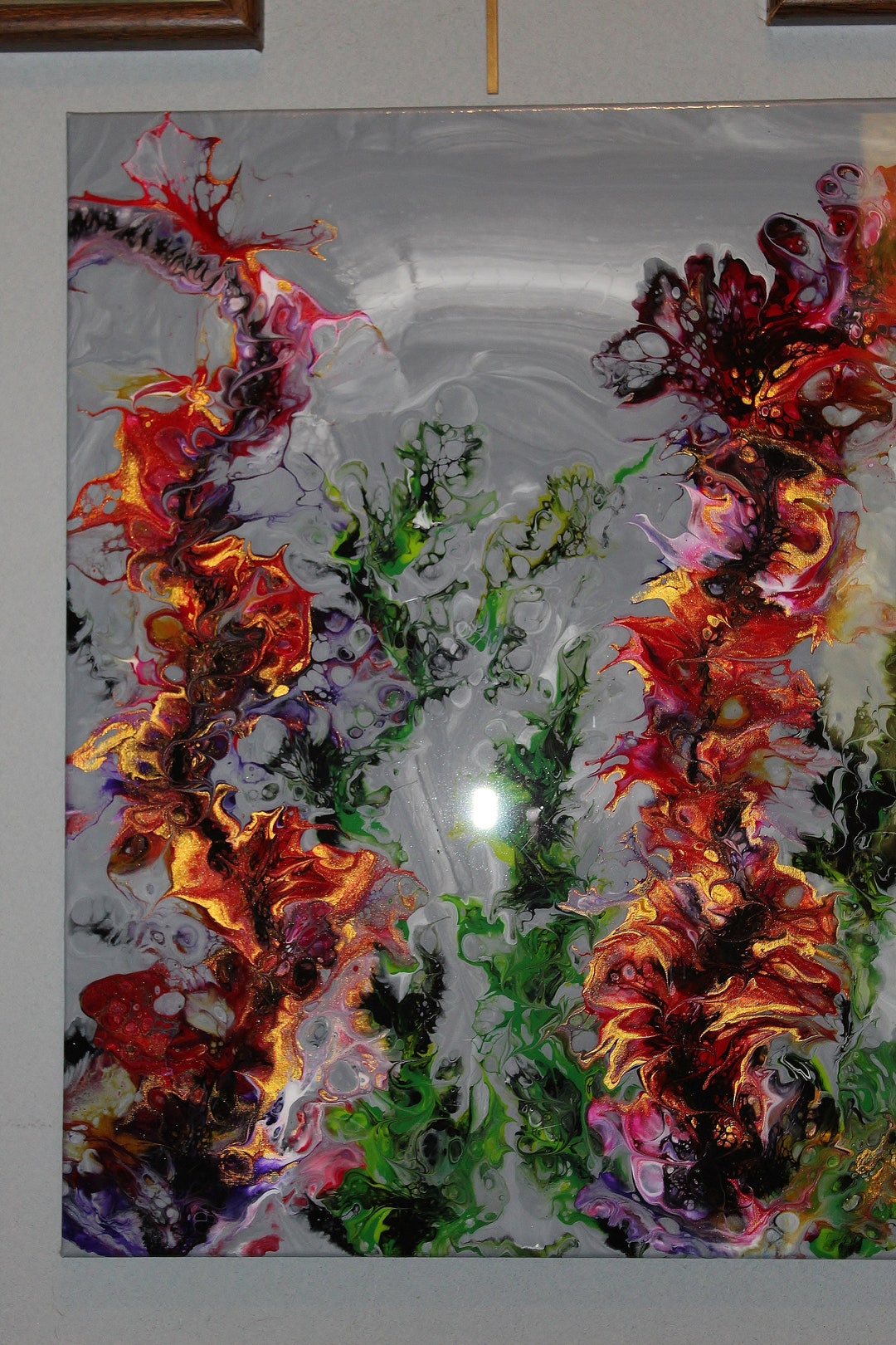 Acrylic Pour Painting Etsy