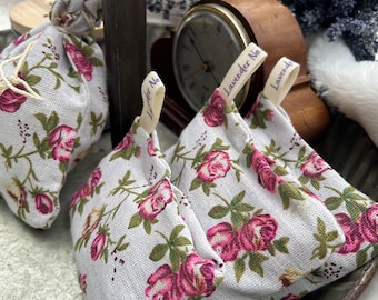 Lavender sachets, pillows, and dryer bags. (Lavender Eye Pillows, Lavender Beverage or Charcuterie picks & Essential Oils coming soon!)