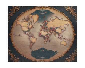 アナトリアパズル - 世界地図、2000ピースジグソーパズル、#3935
