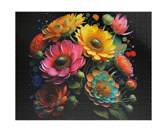 温室の植物 ジグソーパズル 1000ピース 大人用 アートパズル 刺繍入り