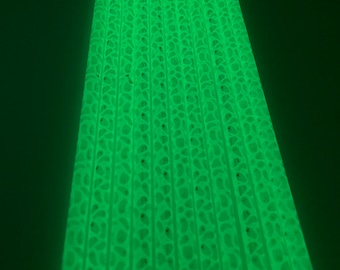 10" Glow In The Dark Ghost Reusable Plastic Straw