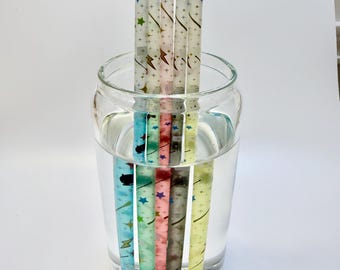 12” Color Changing Wizard Reusable Plastic Straw