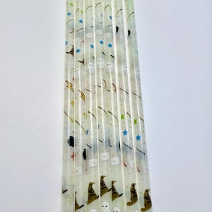 12” Color Changing Wizard Reusable Plastic Straw image 3