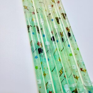12” Color Changing Wizard Reusable Plastic Straw image 7