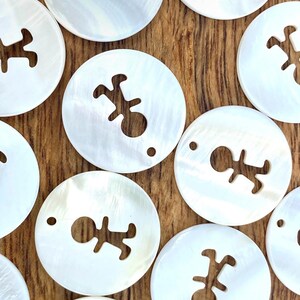 Mother of Pearl Charm Sku#M343