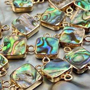 Square Abalone Mother of Pearl Sku#M772