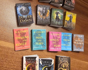 Sarah J Maas mini book covers - Printable