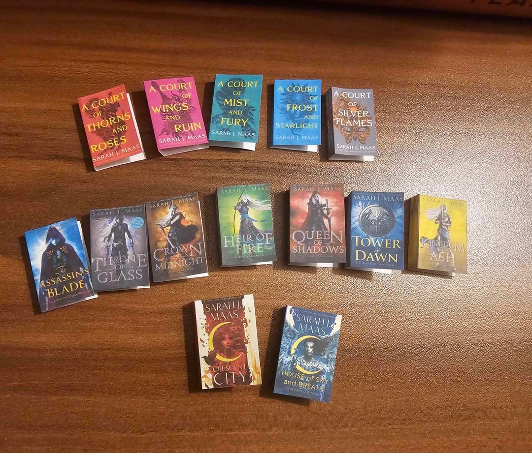 Sarah J Maas Mini Book Covers Printable - Etsy Canada