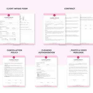 Komplettpaket für Reinigungsunternehmen, Reinigungsformulare, Logo, Servicevertrag, Flyer für Reinigungsunternehmen, Visitenkarten für Reinigungsunternehmen, Social-Media-Kanäle für Reinigungsunternehmen Bild 5