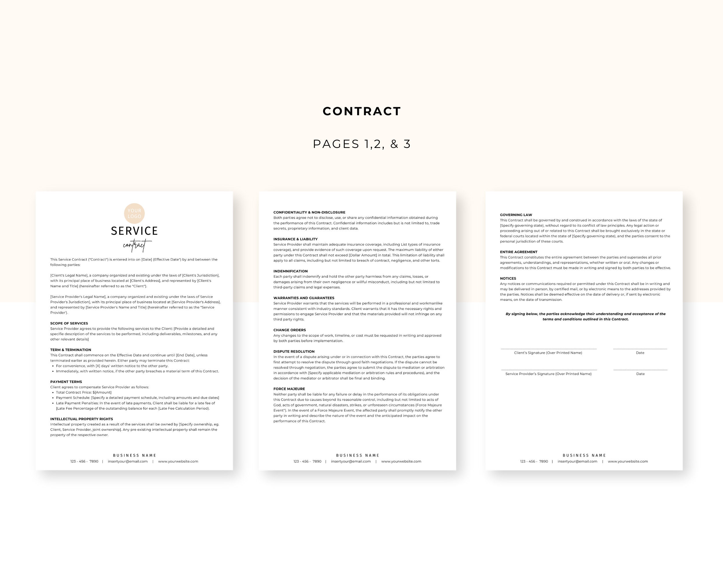 HOW TO CREATE A CONTRACT FOR SERVICES TEMPLATE visual data 5