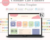 Colorful Ultimate Notion Planner Pre-made Template, The Ultimate Notion Planner, Notion Planner, Life Notion Planner, Colors, Colourful
