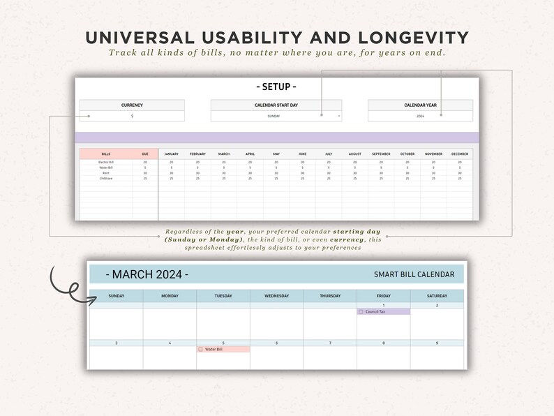 Bill tracker spreadsheet google sheets bill calendar monthly bill