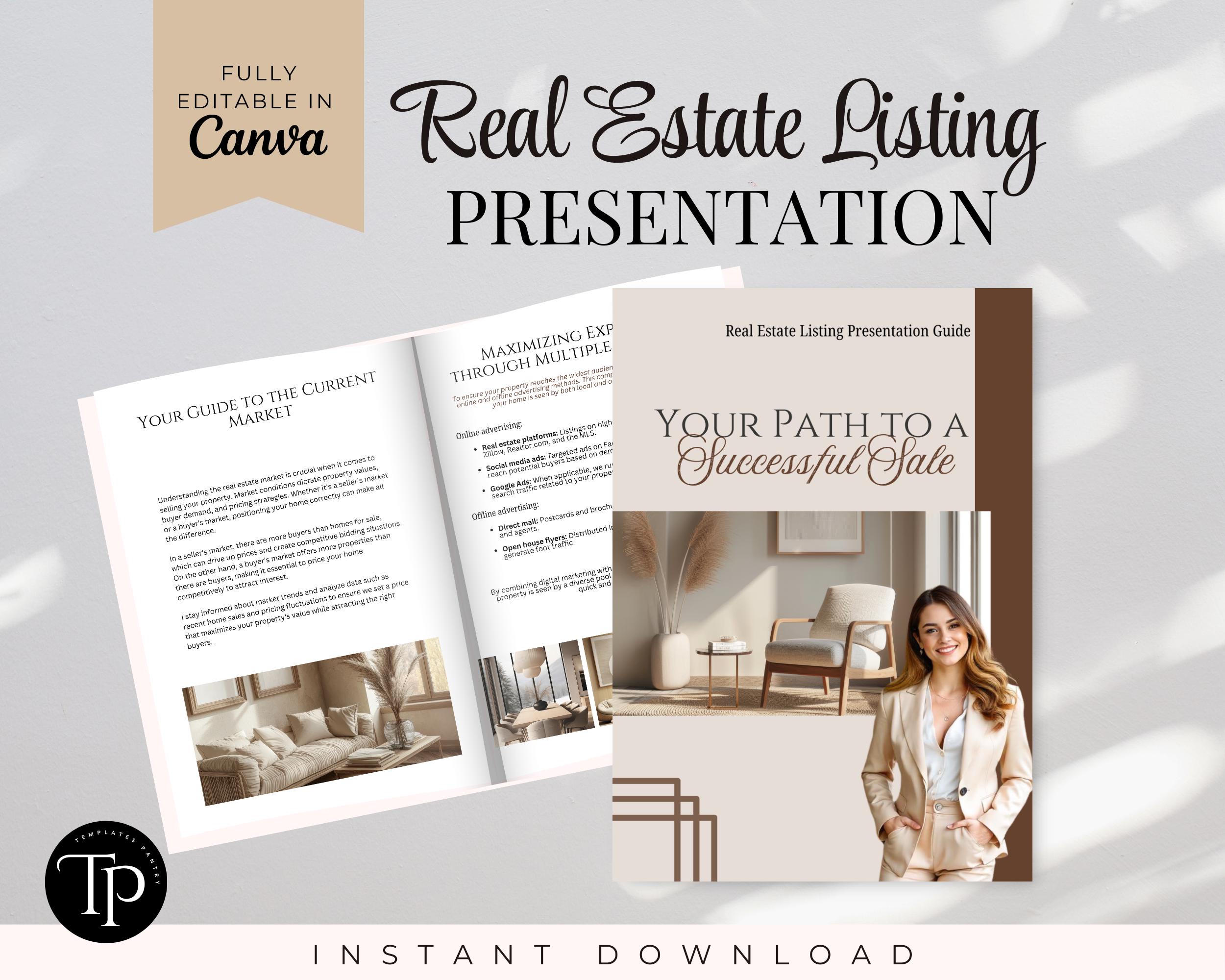 Real Estate Listing Presentation 1, Real Estate Marketing, Listing ...