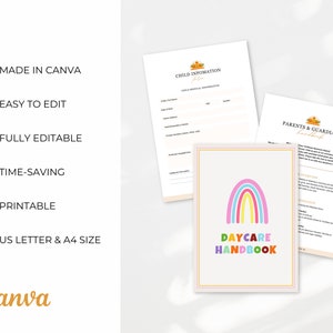 Daycare Starter Kit, Daycare Forms Bundle, Childcare Business Plan, Daycare Start-up Kit Paperwork, Daycare Flyer Template, Daycare Logo image 8