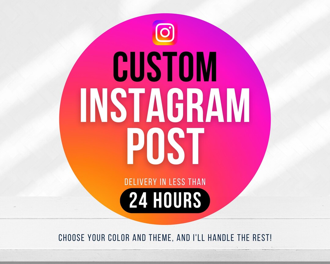 Custom Instagram Post, Social Media Post, Hire Me, Hire A Graphic ...