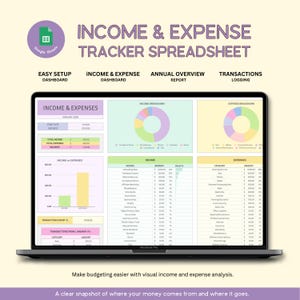 Planilha de Controle de Receitas e Despesas para o Google Sheets, Controle de Despesas Mensais, Planejador Financeiro Pessoal, Contabilidade para Pequenas Empresas