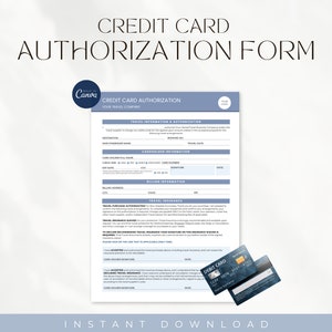 Formulaire d'autorisation de carte de crédit, Formulaires client d'agent de voyage, Modèles de voyage Canva, Formulaires commerciaux d'agence de voyage, Modèles modifiables