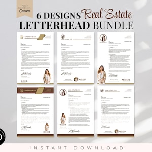 Plantilla de membrete para inmobiliaria, membrete para inmobiliaria, membrete personalizable y editable, marketing inmobiliario, diseños de membrete