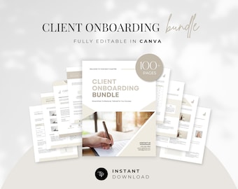 Client Welcome Packet Template, Virtual Assistant Welcome Packet, Forms Client Profile New Client Service Guide Coaching Onboarding Template