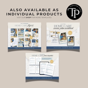Pode incluir: Um conjunto de modelos imprim&iacute;veis para empresas de cuidados domicili&aacute;rios. O conjunto inclui folhetos, um livro de trabalho de plano de servi&ccedil;o e modelos de formul&aacute;rios. Os modelos s&atilde;o totalmente personaliz&aacute;veis e est&atilde;o dispon&iacute;veis para download instant&acirc;neo.