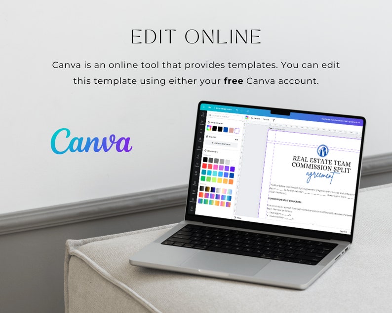 Editable Real Estate Team Commission Split Agreement Template, Realtor ...