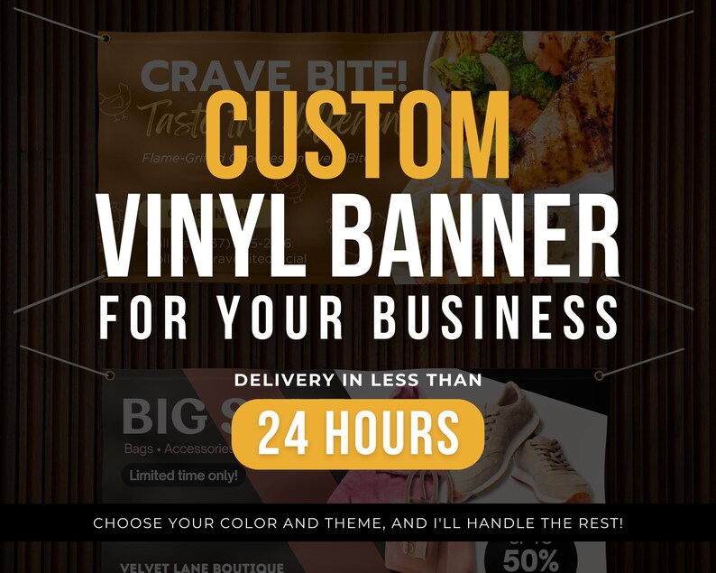 Hire A Designer, Custom Banner Design, Personalized Event or Business ...