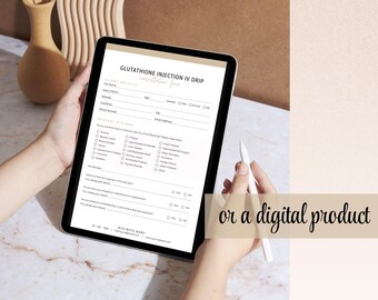Glutathione Injection IV Drip Intake Form Template, Glutathione Injections Consent Form, Glutathione Shots Informed Consent, Canva Template - Etsy Glutathione Injection IV Drip Intake Form Template, Glutathione Injections Consent Form, Glutathione Shots Informed Consent, Canva Template - Etsy