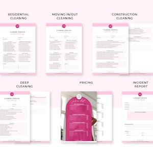 Komplettpaket für Reinigungsunternehmen, Reinigungsformulare, Logo, Servicevertrag, Flyer für Reinigungsunternehmen, Visitenkarten für Reinigungsunternehmen, Social-Media-Kanäle für Reinigungsunternehmen Bild 6