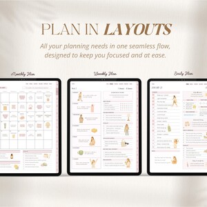 Glow Up Planner 2026, Planificateur de soins personnels, Planificateur esthétique, Planificateur de bien-être, Bien-être, Productivité image 5