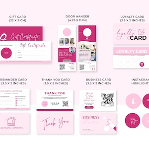 Komplettpaket für Reinigungsunternehmen, Reinigungsformulare, Logo, Servicevertrag, Flyer für Reinigungsunternehmen, Visitenkarten für Reinigungsunternehmen, Social-Media-Kanäle für Reinigungsunternehmen Bild 8