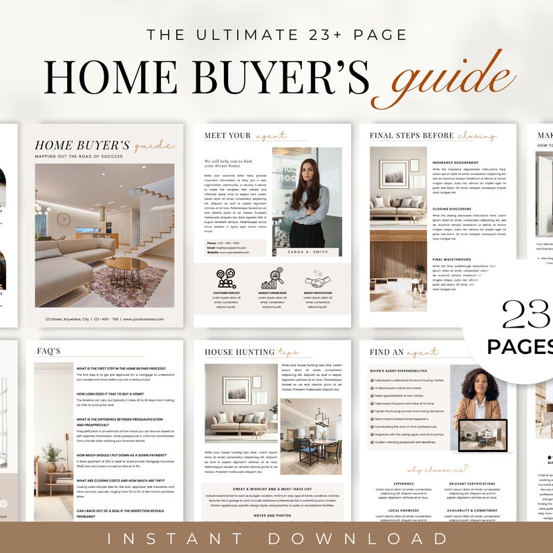 First Time Home Buyer Guide - Etsy