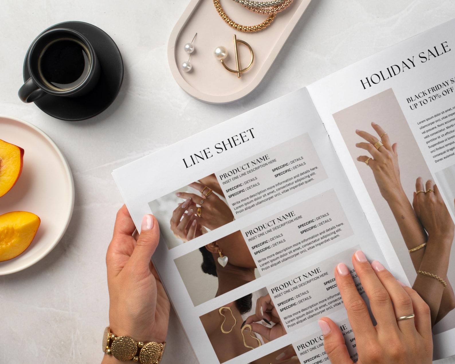 Line Sheet Template Canva, Wholesale Line Sheet Catalogue, Line Sheet ...