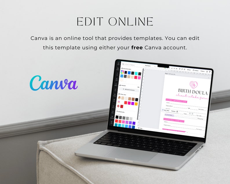 Doula Intake Forms Bundle for New Clients, New Client Intake Forms Bundle, New Client Bundle for Birth Doulas, Birth Doula Intake Forms image 9