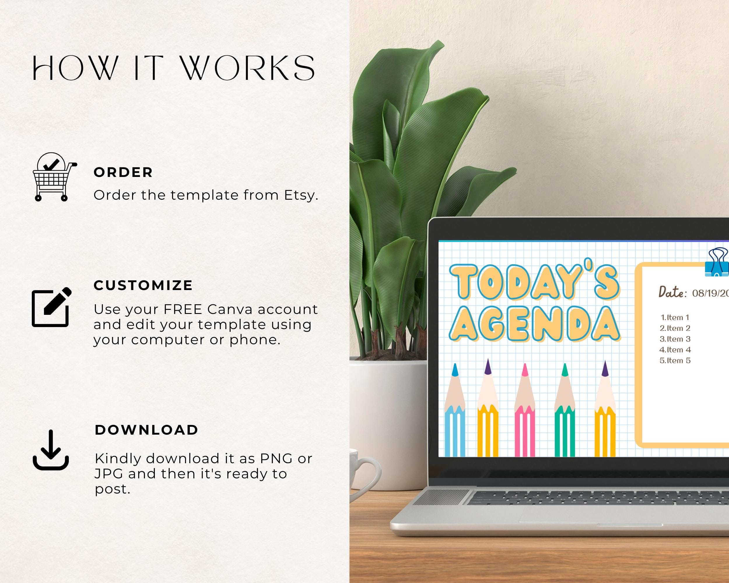 Classroom Daily Slides, Class Slide Deck, School Teacher Powerpoint ...