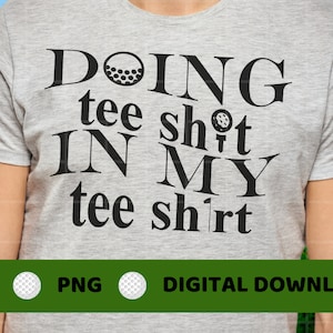 Golf SVG: Funny Golf Tee Design for Crafters & Golf Enthusiasts!