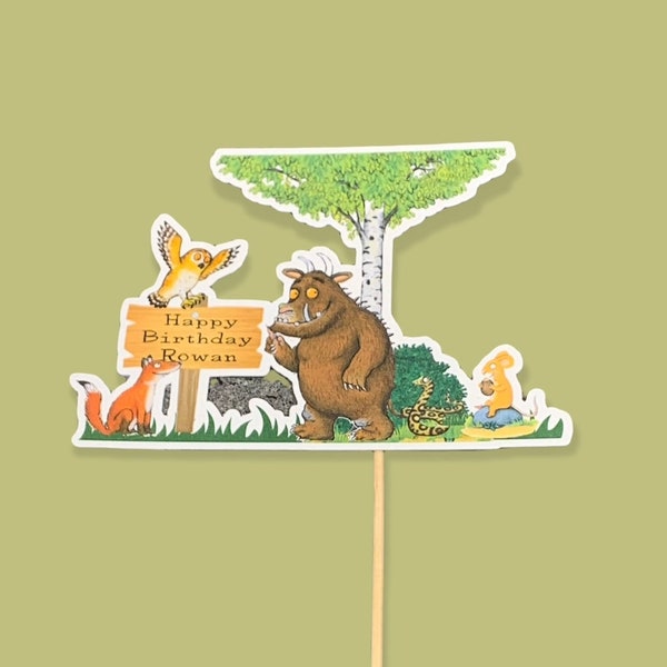 Gruffalo Cake Topper Etsy UK gruffalo-cake-topper-etsy-uk