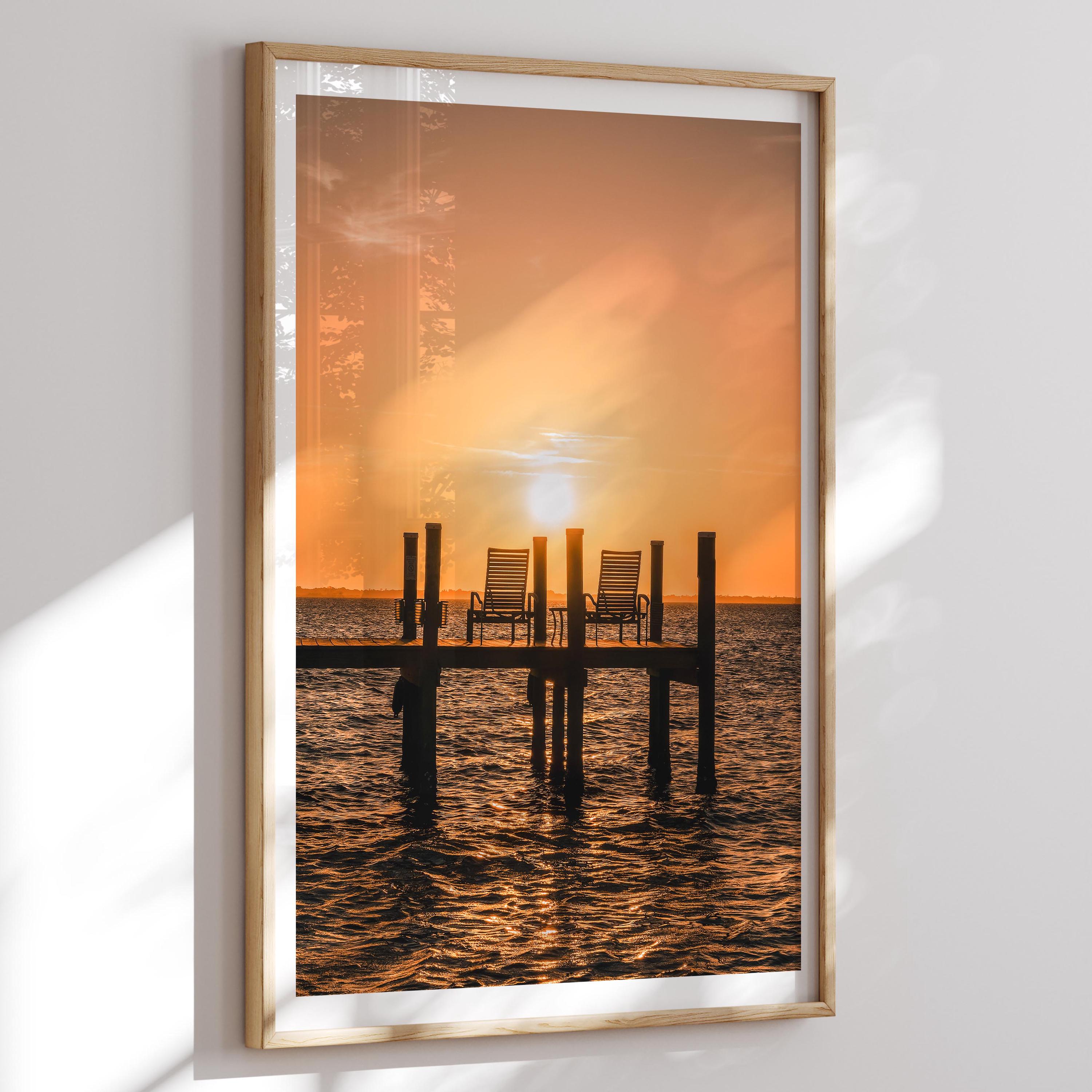 Cocoa Beach Florida Sunset Fine Art Photography Print, Banana