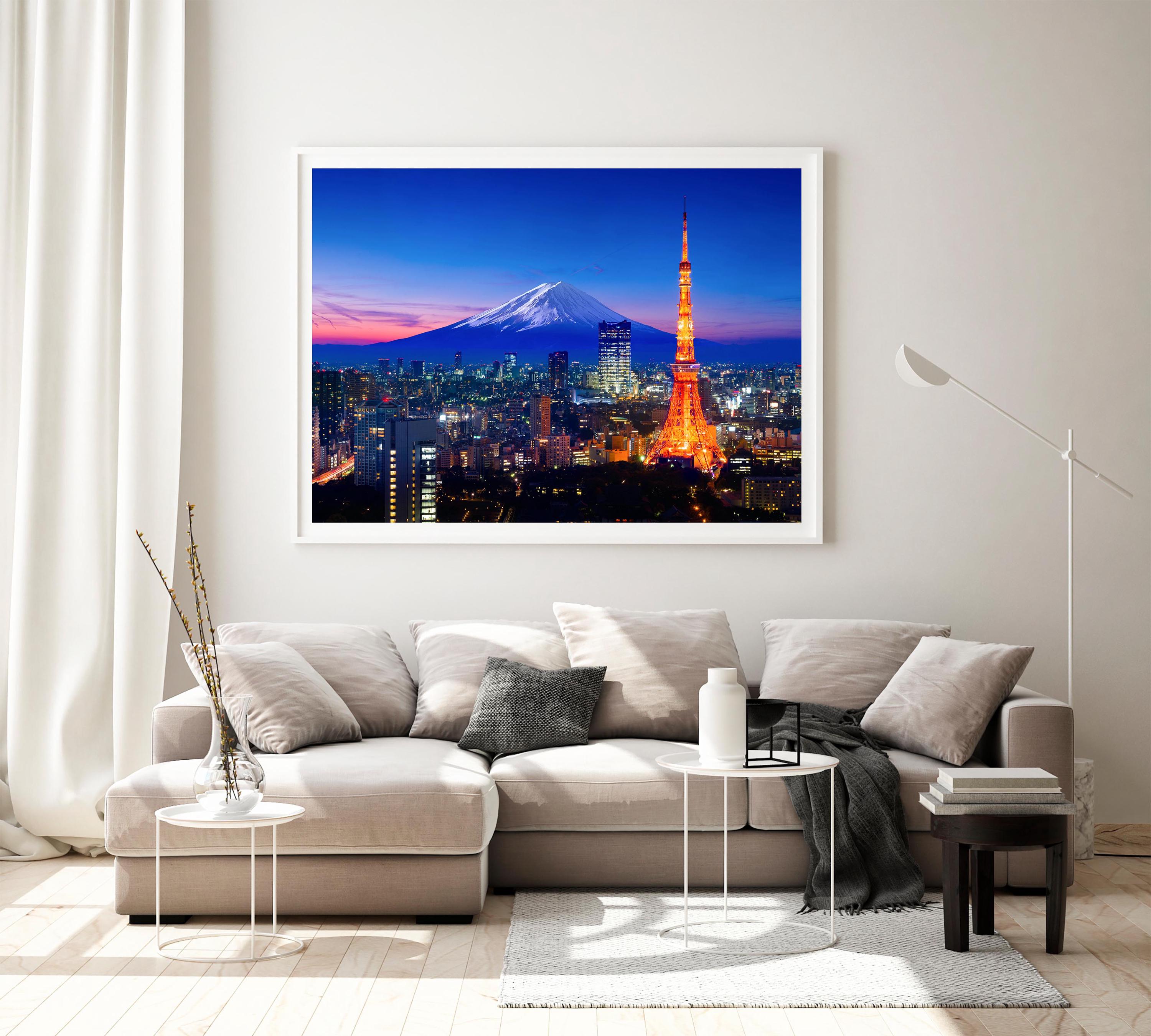 Tokyo Photo Print, Tokyo Tower Art, Tokyo Wall Art, Japan Poster